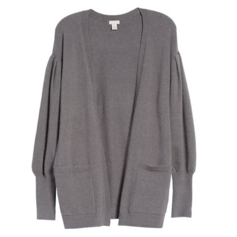 Hinge Balloon Sleeve Cardigan